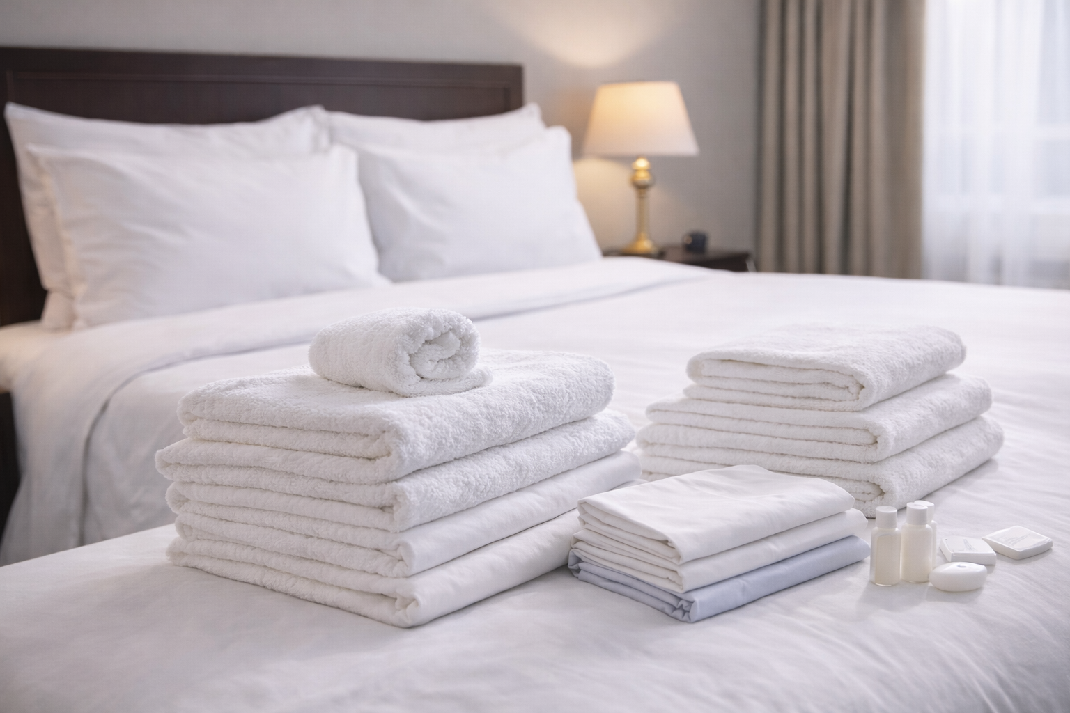 Linge d'hôtel et blanchisserie hôtelière