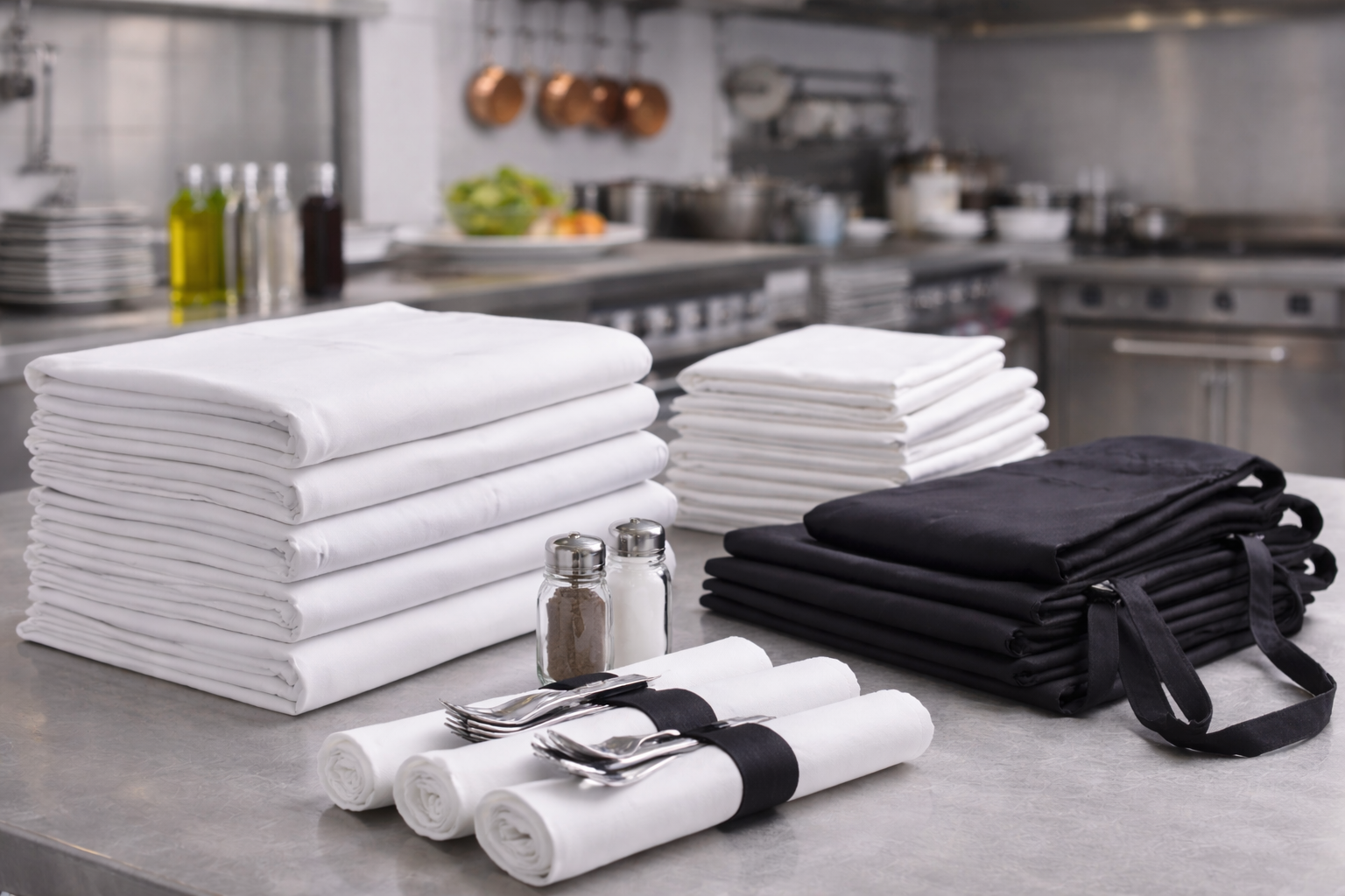 Entretien de nappes et textiles de restaurant